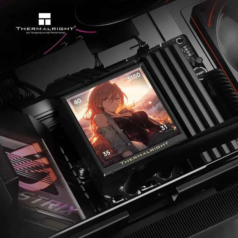 Thermalright PEERLESS VISION UB360 ARGB All-in-one water cold radiator,3.95-inch full screen/integrated fan/supports LGA1851/AM5