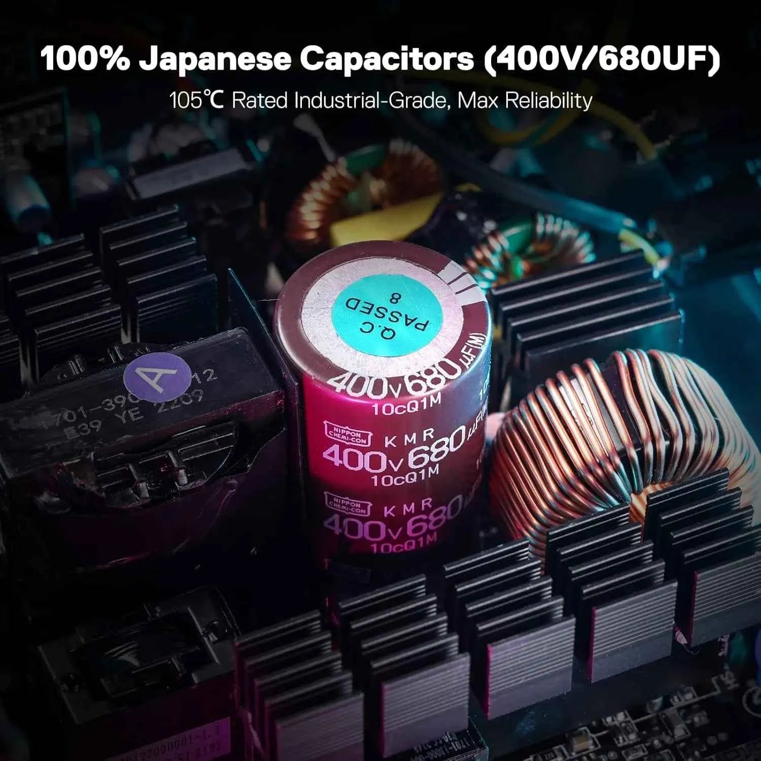 Redragon RGPS-850W 80+ Gold 850 Watt ATX 3.0 & PCIe 5.0 Fully Modular Certified Compact 160mm Size Power Supply,Black