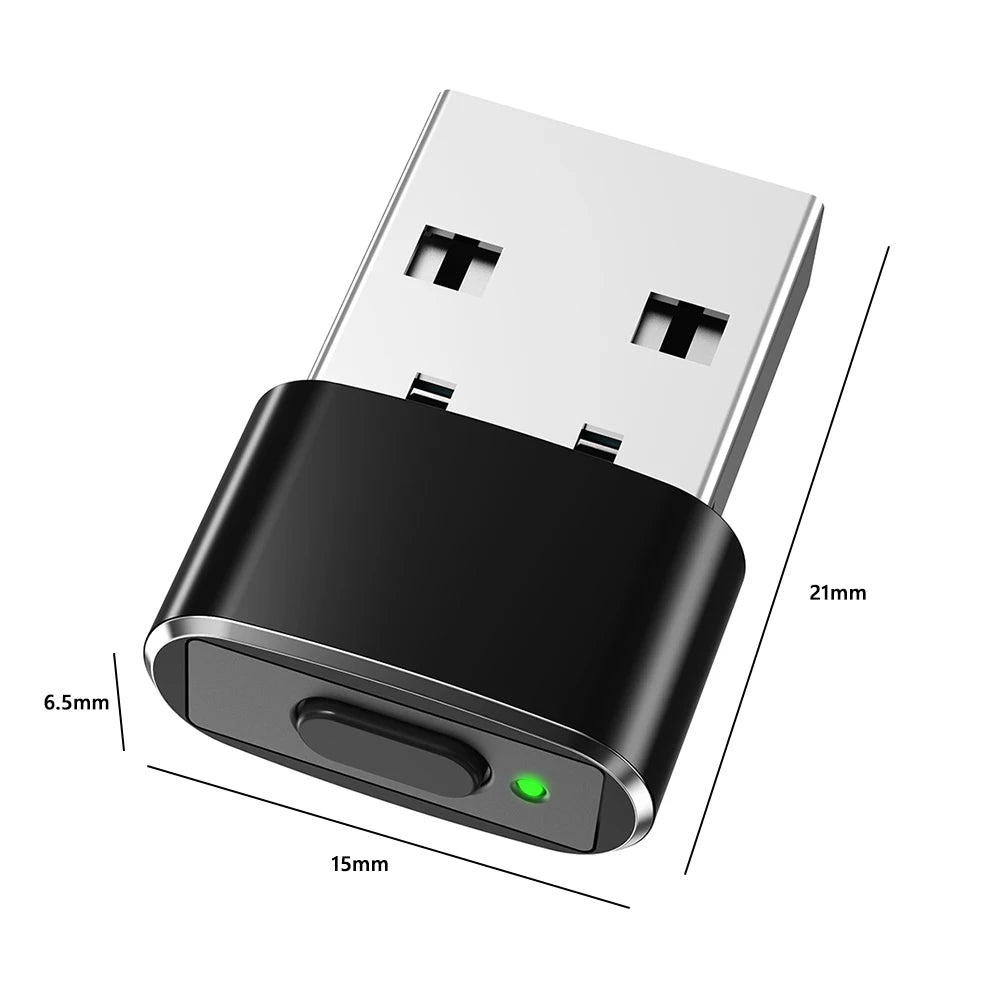 Mini Mouse Mover Jiggler with ON/Off Button, Automatically Move Cursor