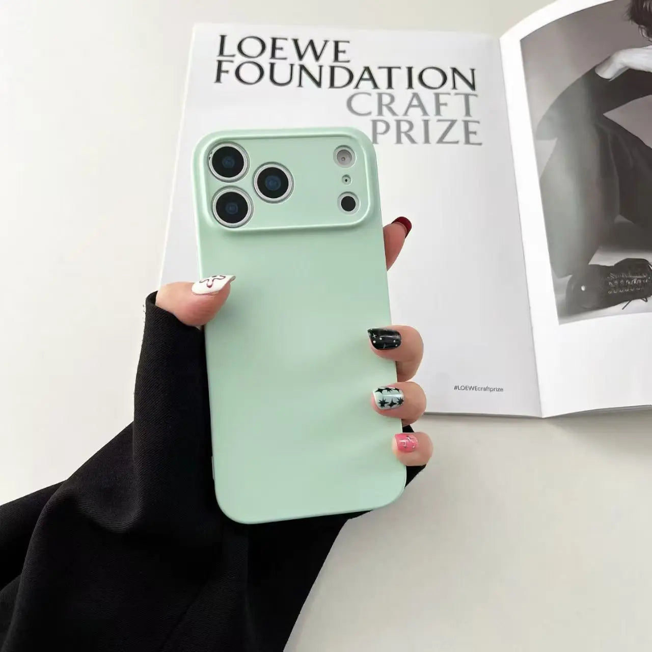Premium Liquid Silicone-Style Case for iPhone 17/16E/16 Plus/15 Pro/14/13/12 Pro Max – Shock-Resistant