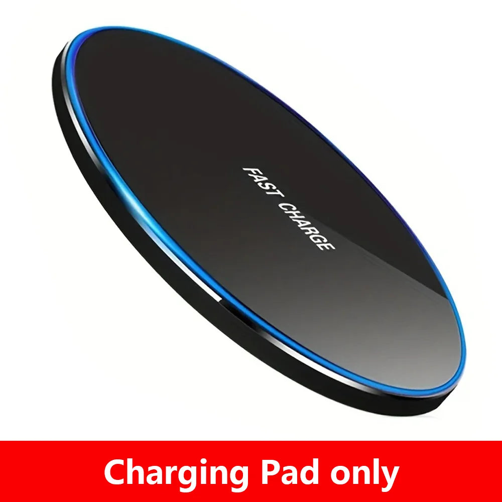 [Fast Wireless Charger]Wireless Charger,15W Fast Charging Pad|Quick Charge QC 3.0 for iPhone 17-12，XS,XR,Samsung-Magnetic Base