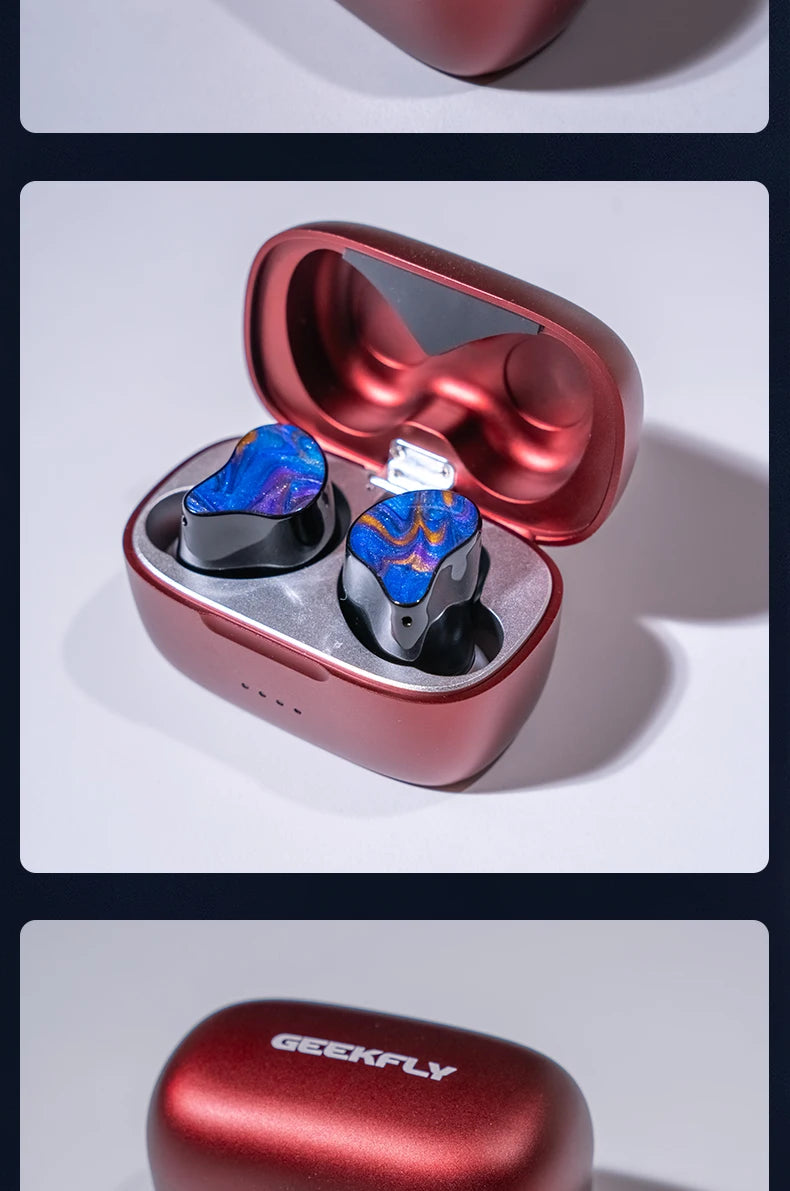 GEEKFLY VITAS 2BA+2PZT+Planar+DD HIFI TWS Bone Conduction Bluetooth Wireless Gaming Music Earbuds Earphone with Audio DAC AMP