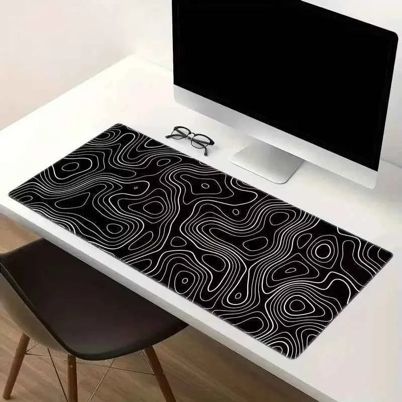 Extra Large Mouse Mat for Professional Gamers - Stitched Border Design, Anti-Slip Rubber Backing, Low Friction Surface Compatibl