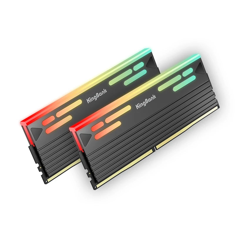 KingBank DDR5 RGB memory ram 24GBx2 48gb 8400MHz UDIMM Memory Desktop Memory Hynix M-die XMP 3.0 Black - WinSupport Tech