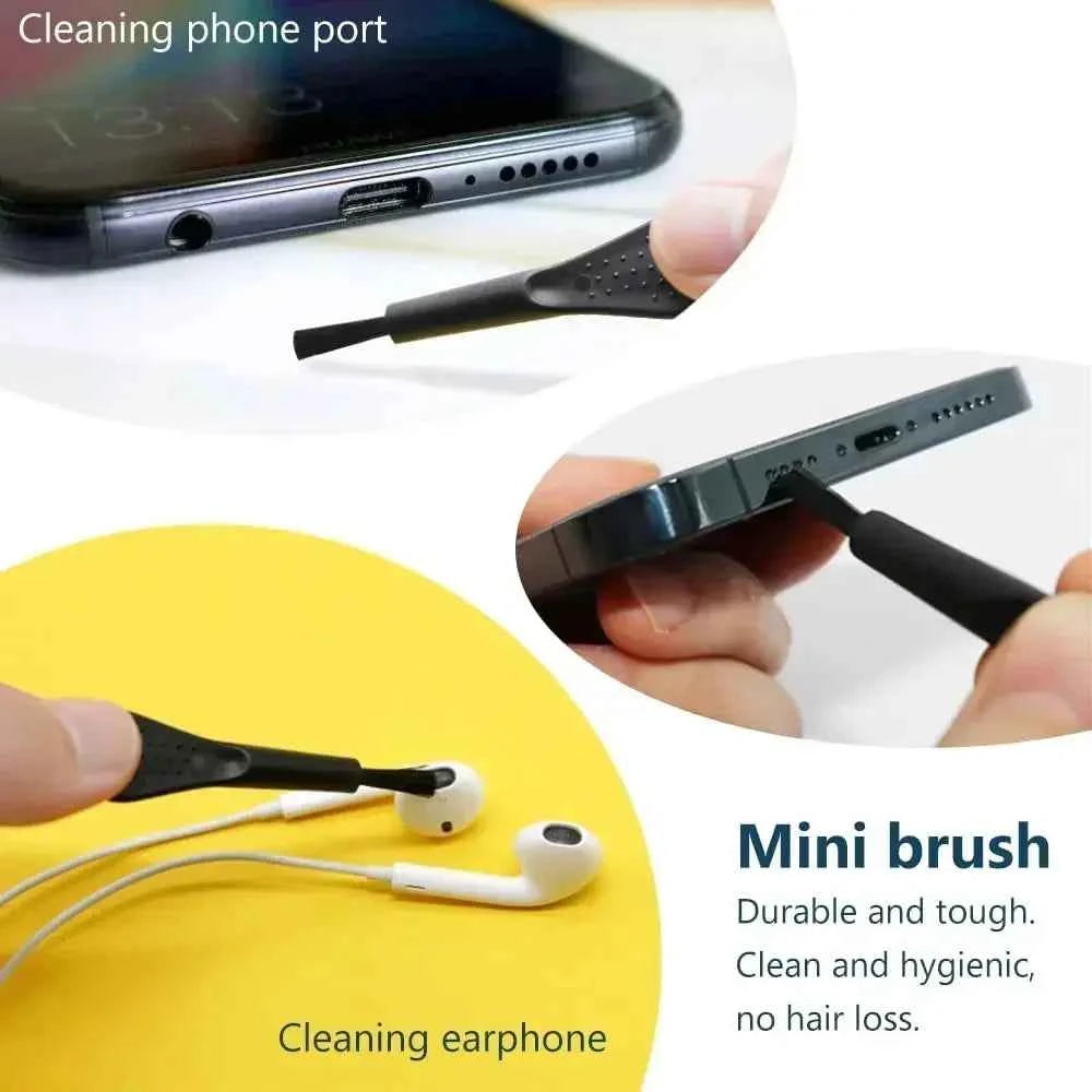 Cell Phone Charging Port Dust Plug with Cleaning Brush for IPhone 15 14 13 16Pro Max Plus Samsung Xiaomi IOS Type C Cleaner Set