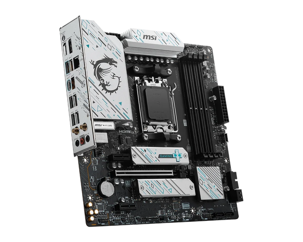 MSI B650M GAMING PLUS WIFI, B650 Supports DDR5 7200+MHz (OC) 192GB AMD Ryzen ™ 7000 8000 Series motherboard Socket AM5