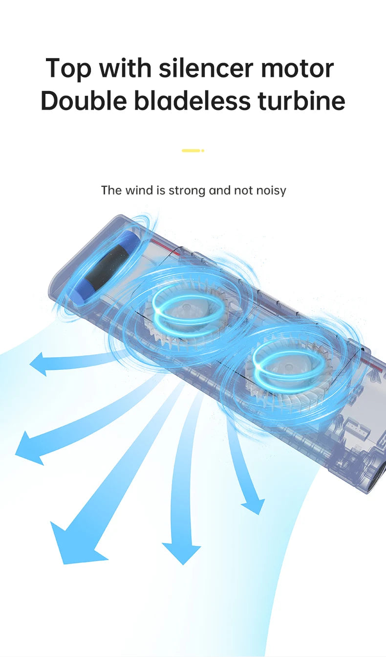 2025 Upgraded Portable Air Conditioner USB Charger Adjustable Office Computer Screen Mounted Electric Fan Desktop Tower Fan