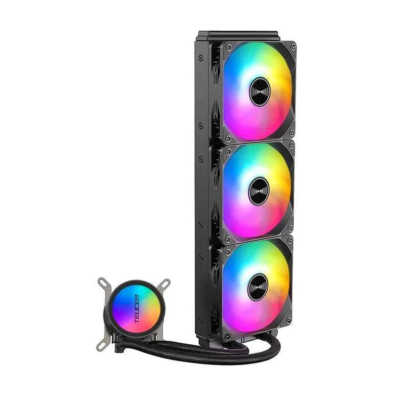 TEUCER AF-360 PC Water Cooling Radiator, 120mm RGB Fan, 360mm Liquid Water Cooler for Intel LGA 2011 1700 1200 115x AM4 AM5