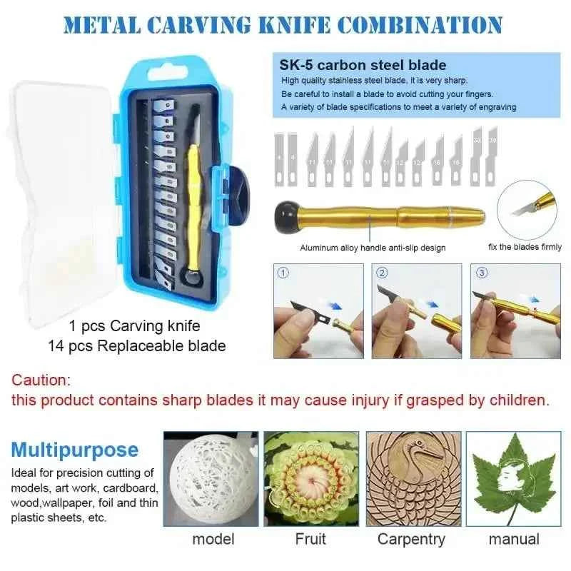 42 Pieces 3D Print Tool Kit Includes Debur Cleaning Removal Tools with Storage Bag 3D Printer Too l Sets for Laptop PC Cleaning