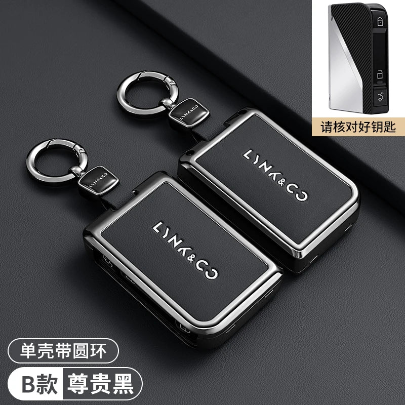 Car Key Cover Case Holder Remote Keyless Entry Car Accessories for LYNK&CO 05 01 02 03 06 Keychains Protection Key Fob