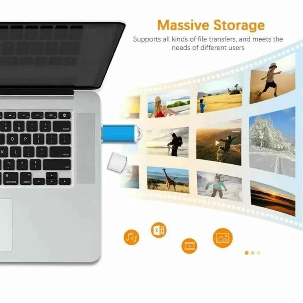 Lenovo 16TB 2 In 1 OTG USB Flash Drive 3.0 Type C 8TB 2TB Pendrive For iPhone Samsung Huawei Xiaomi Android Laptop Memory Stick