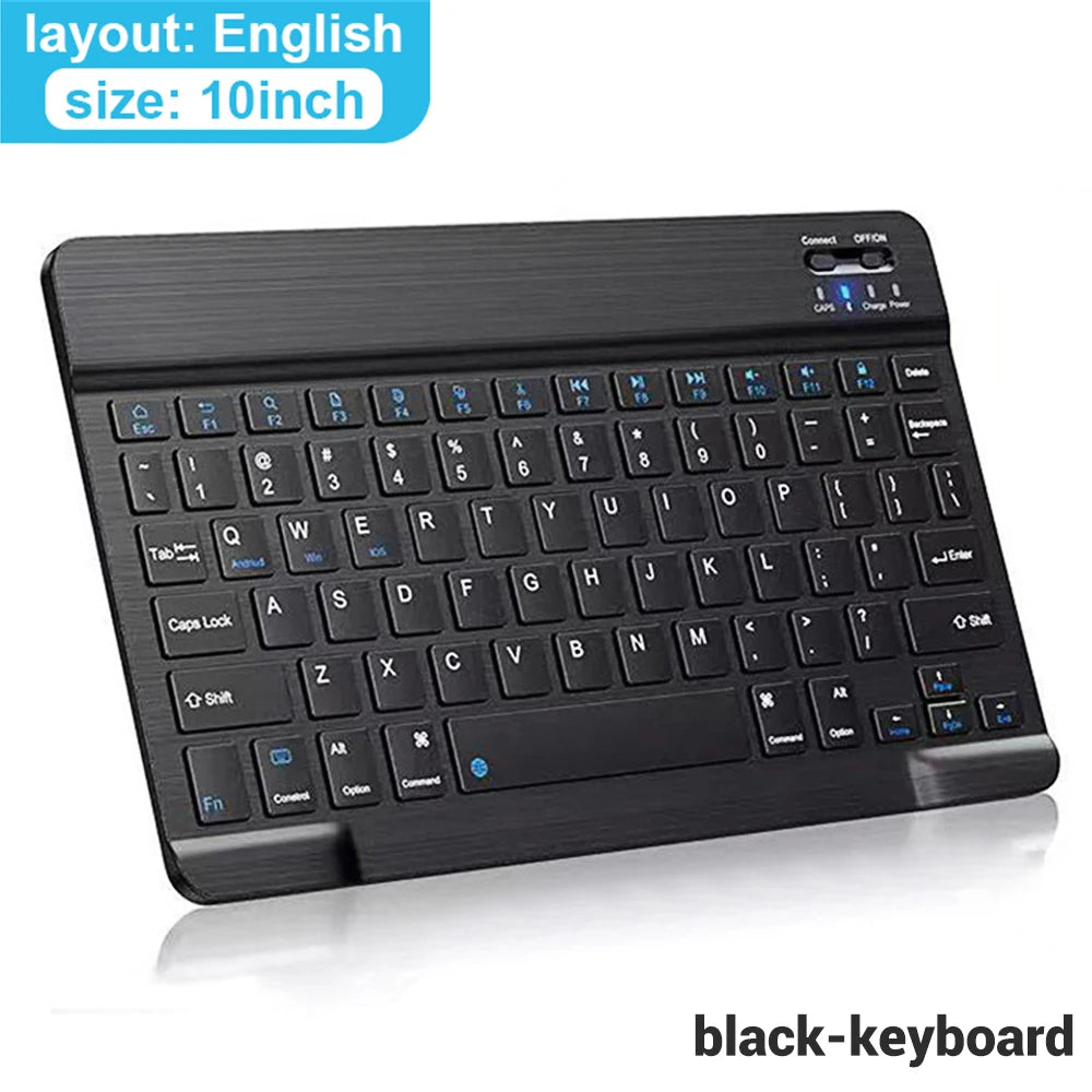 EMTRA Bluetooth Wireless Keyboard Mouse For Samsung Xiaomi Huawei Tablet For iPad Air Mini 5 Pro Spanish Korean Russian Keyboard