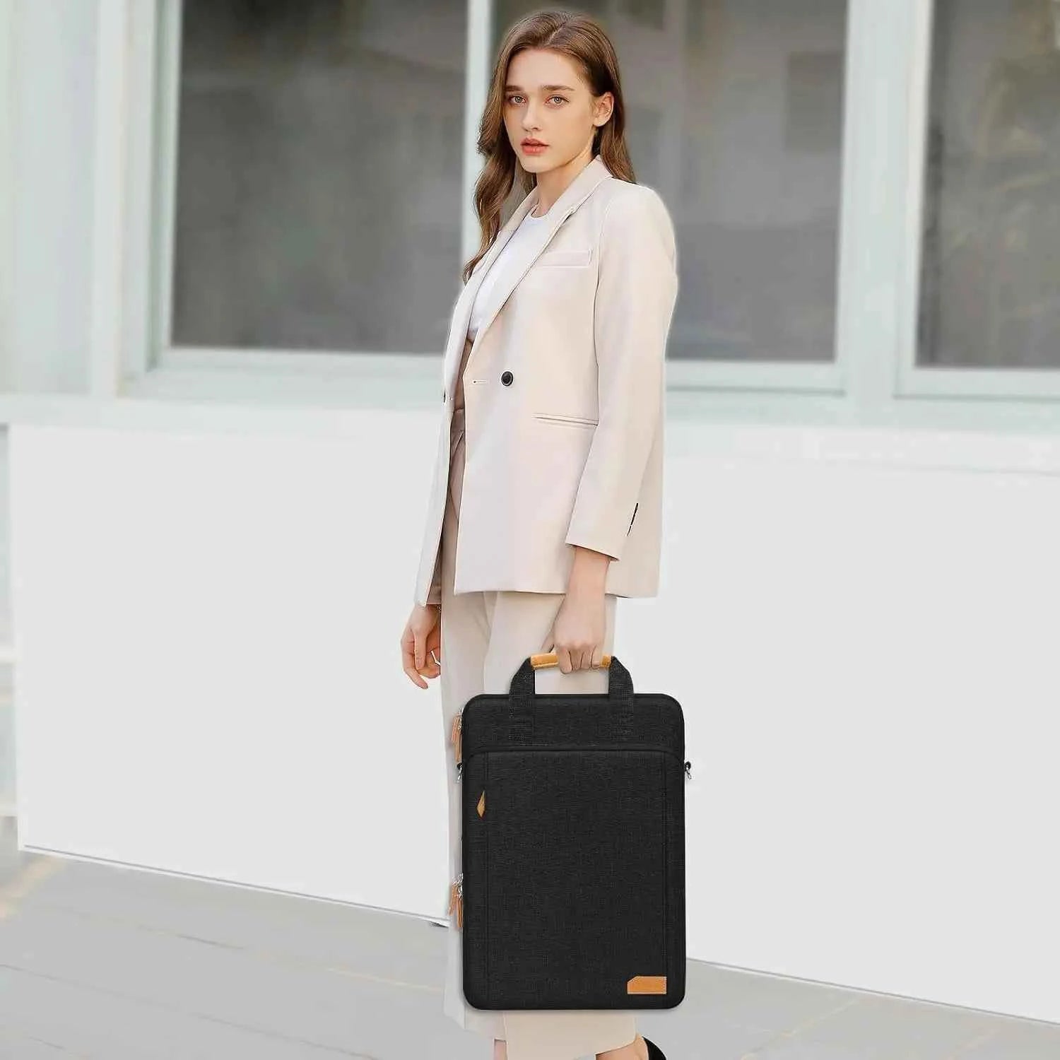 Laptop Bag Tablet Sleeve Case for MacBook Air/Pro, iPad, HP, Dell, Asus (12.9