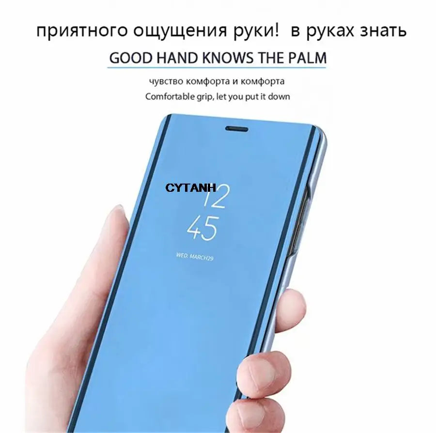 S26 Case Smart Mirror Leather Flip Magnetic Stand Cover For SamsungS26 Samsung Galaxy S 26 Plus Ultra S26Plus S26Ultra 5G shell