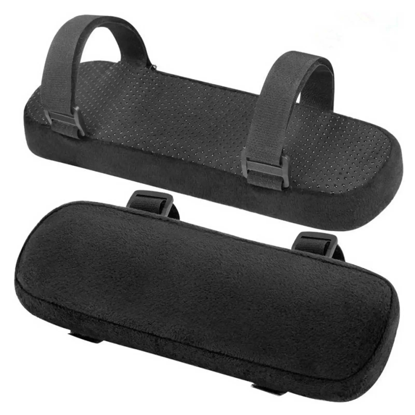 2 Pcs Office Chair Arm Pads,Soft PU Sponge Arm Rest for Desk Chair Gaming Chair,Arm Rest Cover Elbow Support,Removable Cleaning