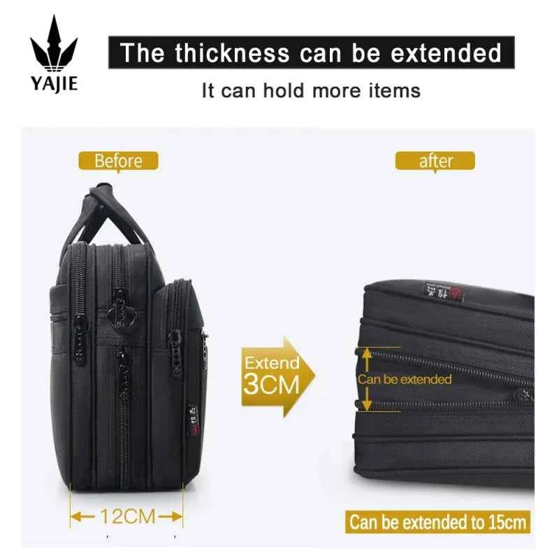 Large Capacity Briefcase Bag Men Business Bag 15.6 inch 17