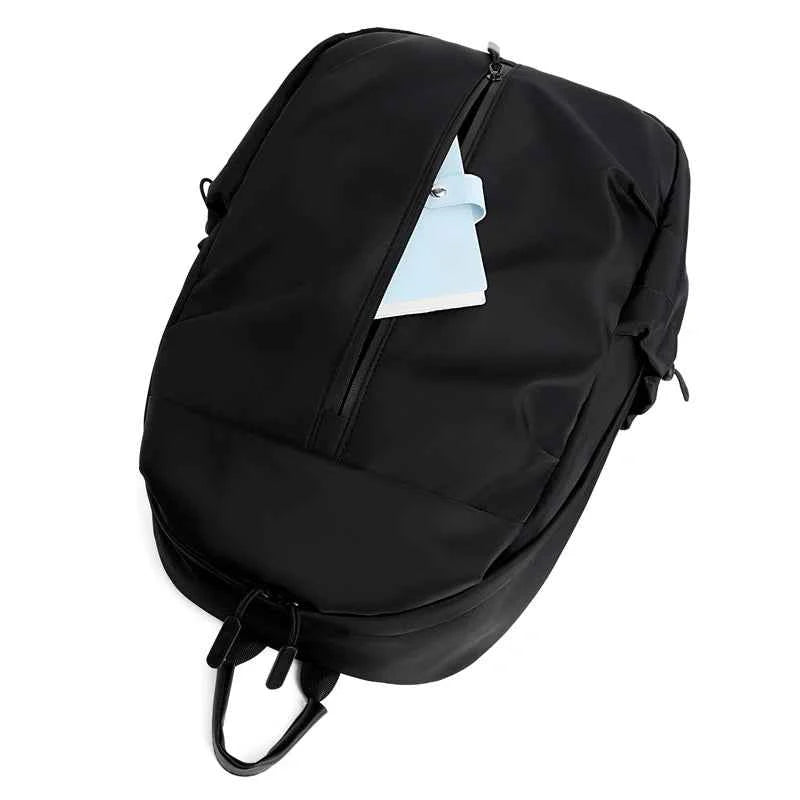 1 14 Inch Large Capacity Leisure Schoolbag Sports Simple Men And Women Universal Computer Backpack With Pendant