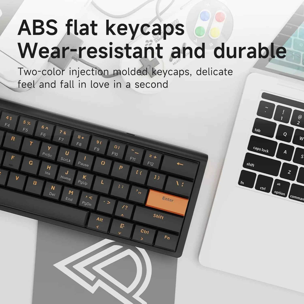 Ajazz NKL61 Wired And Matte Office Keyboard 61-Key Slim Body ABS Wired Office Keyboard Suitable For Office Use
