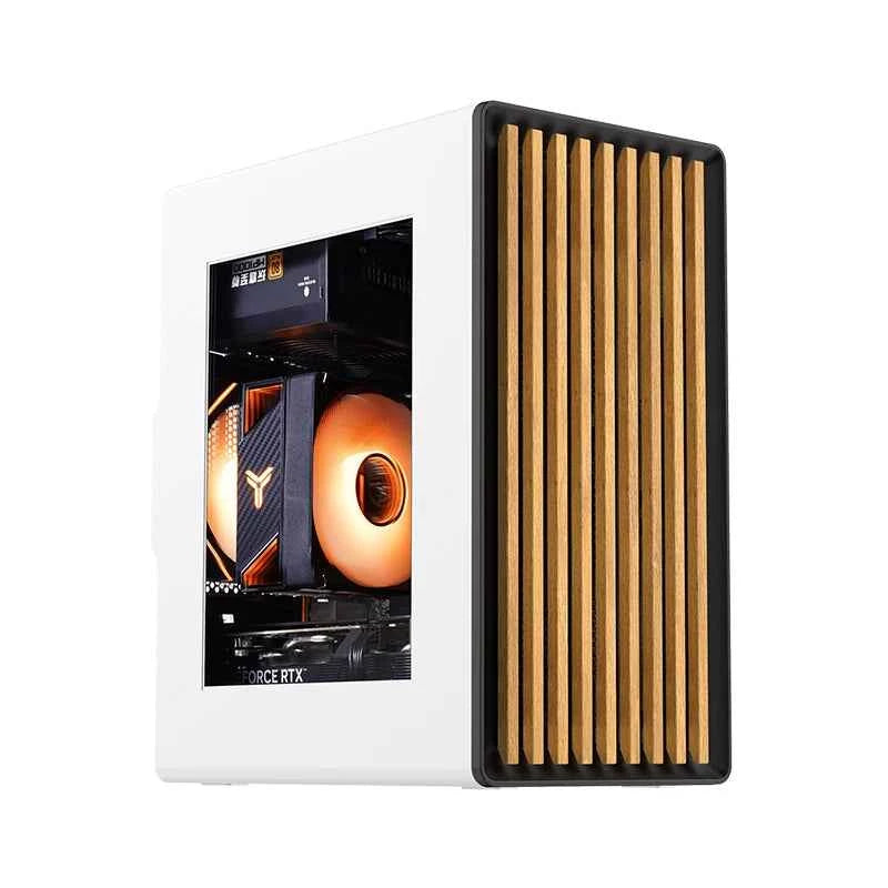 Craftsman3 Mini Pc Case Walnut Side Transparent Front Dustproof Mesh Graphics Card 270mm Cpu150mm Gaming Desktop Console Case