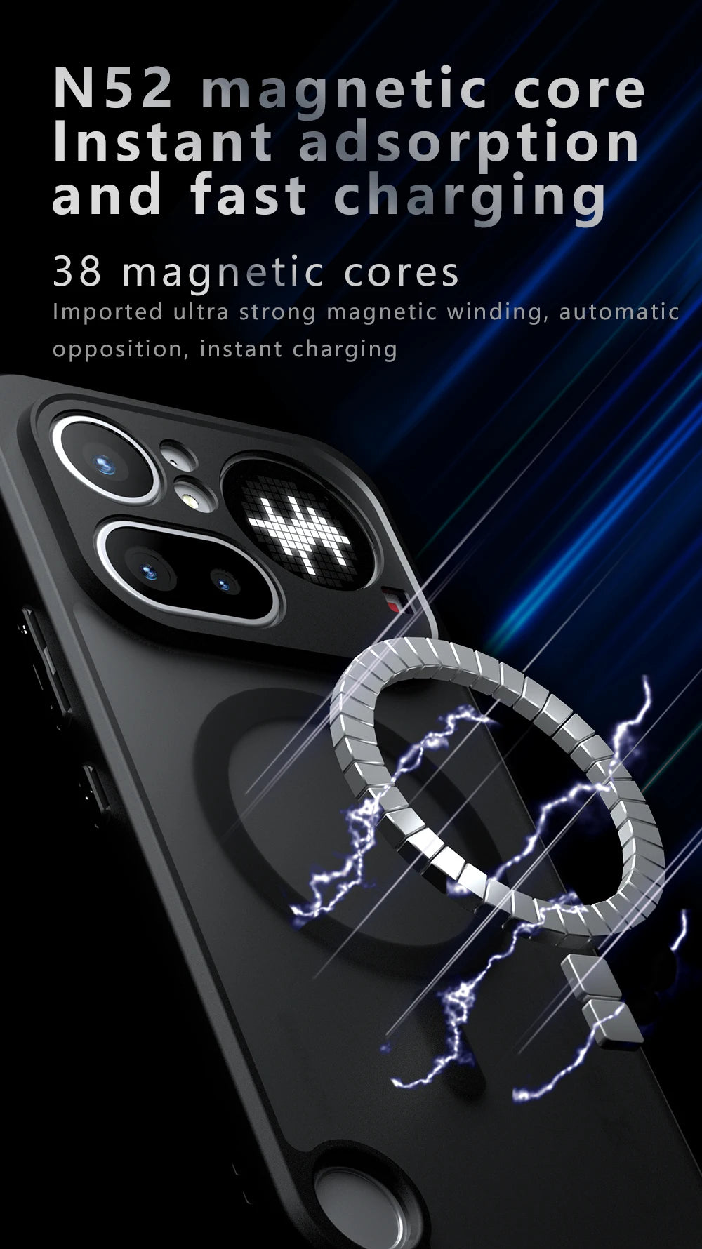 For Magsafe Magnetic Wireless Charging Case For Nothing Phone 4A Pro NothingPhone4A NothingPhone4APro Shockproof Back Coque