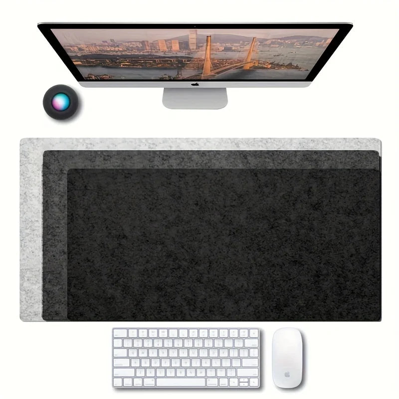 Large Size Gaming Mouse Pad Non-slip Wool Felt Mousepad Office Desk Mat Protector Table Laptop Cushion Keyboard Mat Premium - WinSupport Tech