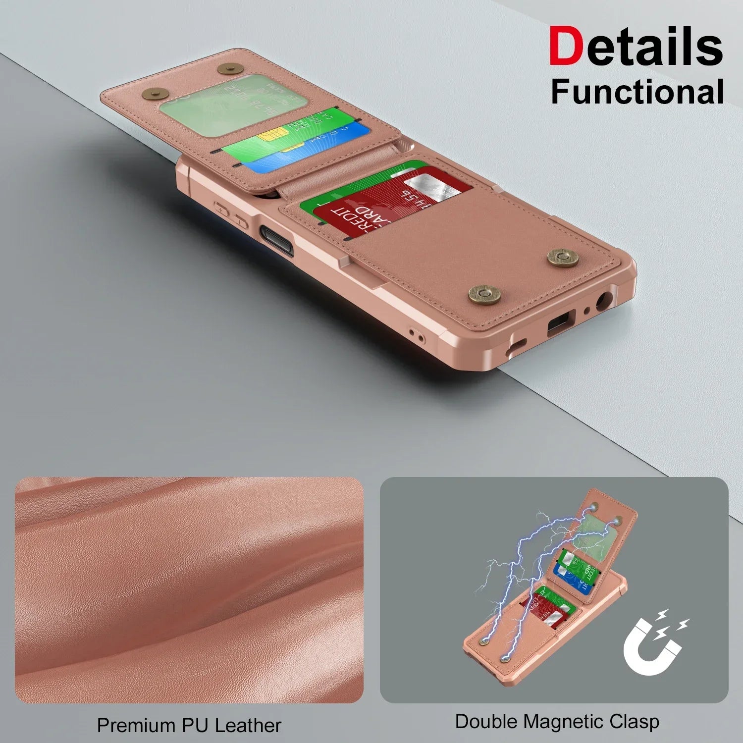 For Samsung Galaxy S25 Ultra S24 FE S23 S21 S22 A56 A36 A26 A16 A55 A35 A15 A54 A34 A23 5G A05 A05S 4G Card Holder Phone Case