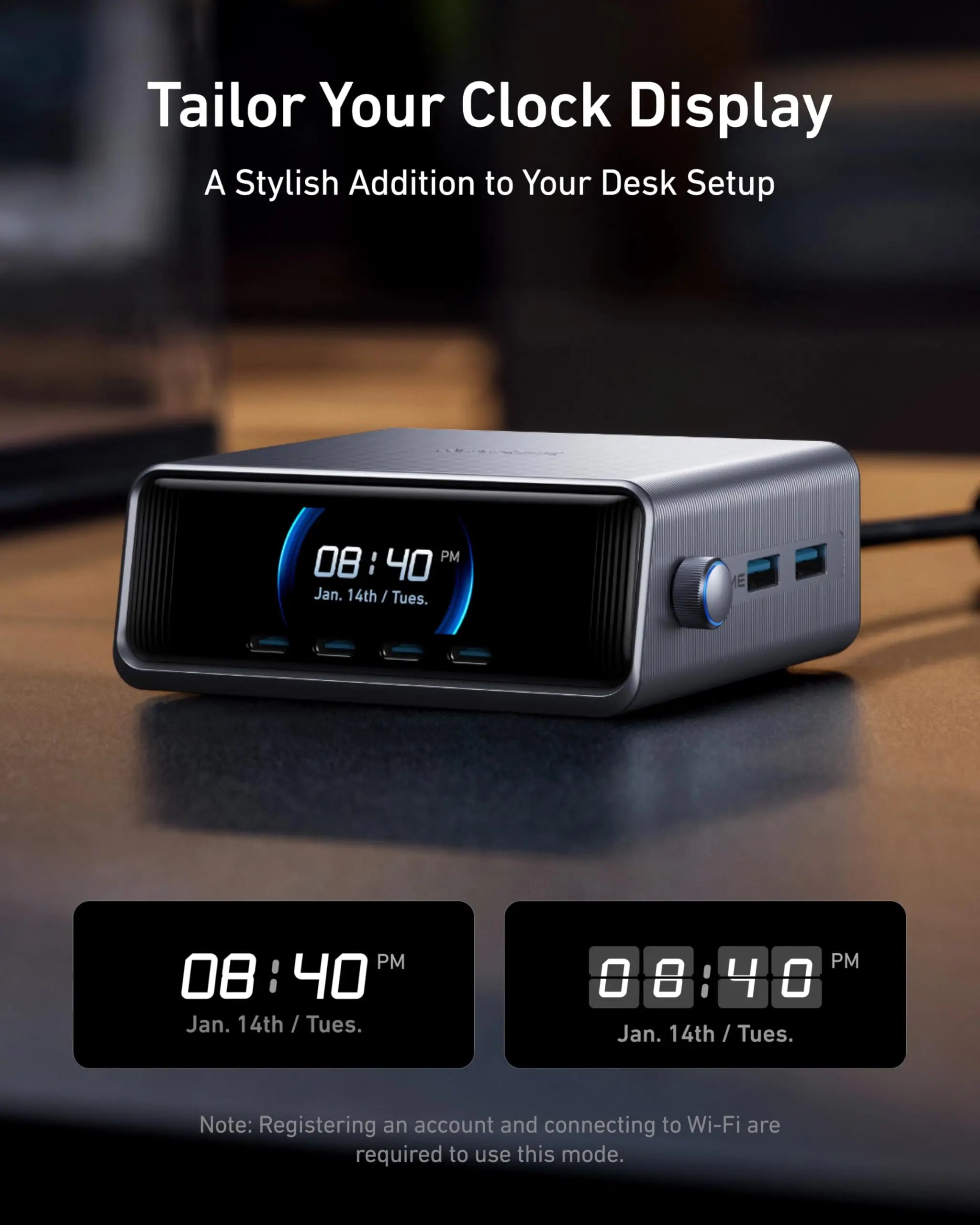 Anker Prime 250W USB-C Charger, Ultra-Fast 6-Port GaN Charging Station, 2.26
