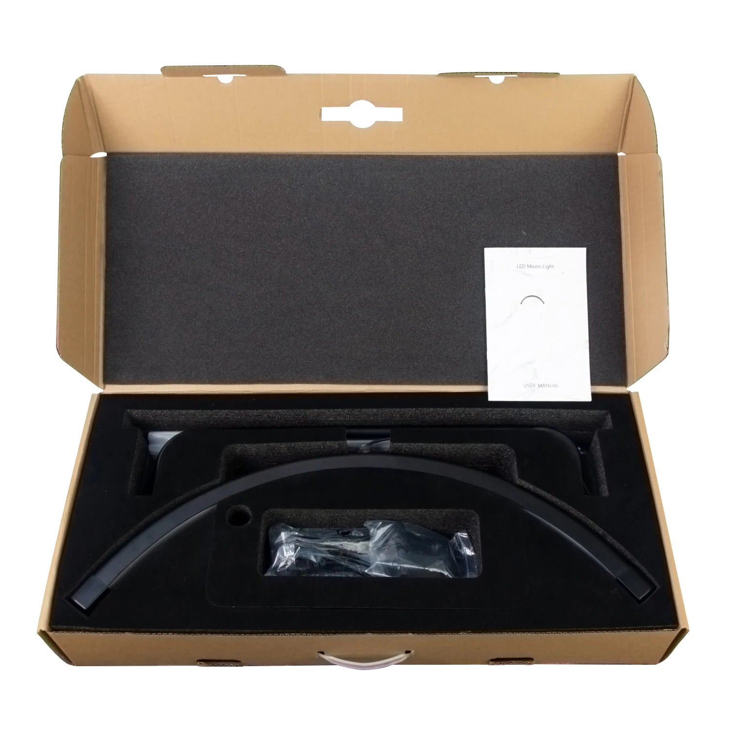FOSOTO FT-Y9 28 Inch Led Lash Light Half-Moon Shaped Fill Lamp Light With Lamp Holder For Tattoo Beauty Salon Eyelash Haircut