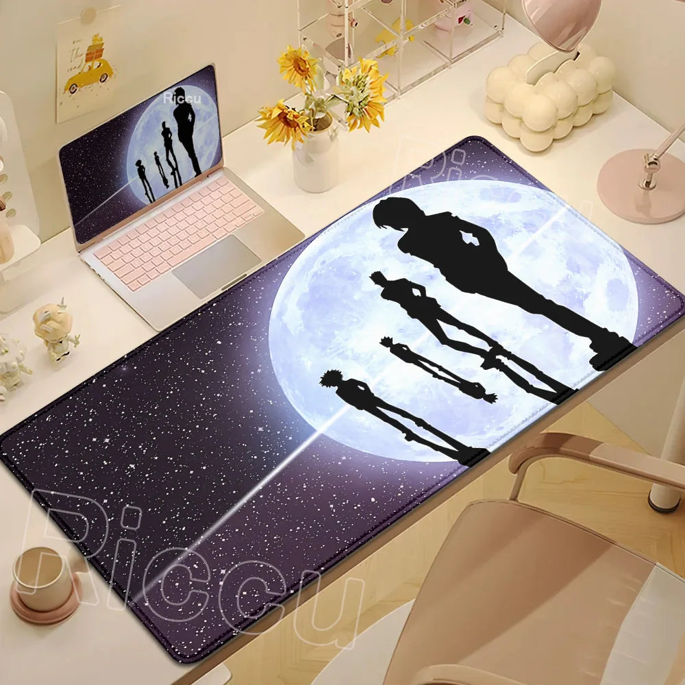 New Hxh Large Mousepad Hunter X Hunter Mouse Pad XXL Gaming Accessories Office Gamer Keyboard Desk Mat Non-Slip Laptop Anime Rug