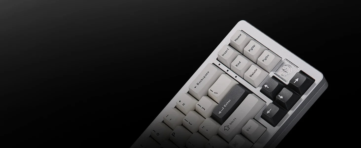 YUNZII AL71 Aluminum Mechanical Gaming Keyboard, Hot Swappable Gasket Custom RGB Wireless Keyboard, 71 Key Full CNC Study Keeb