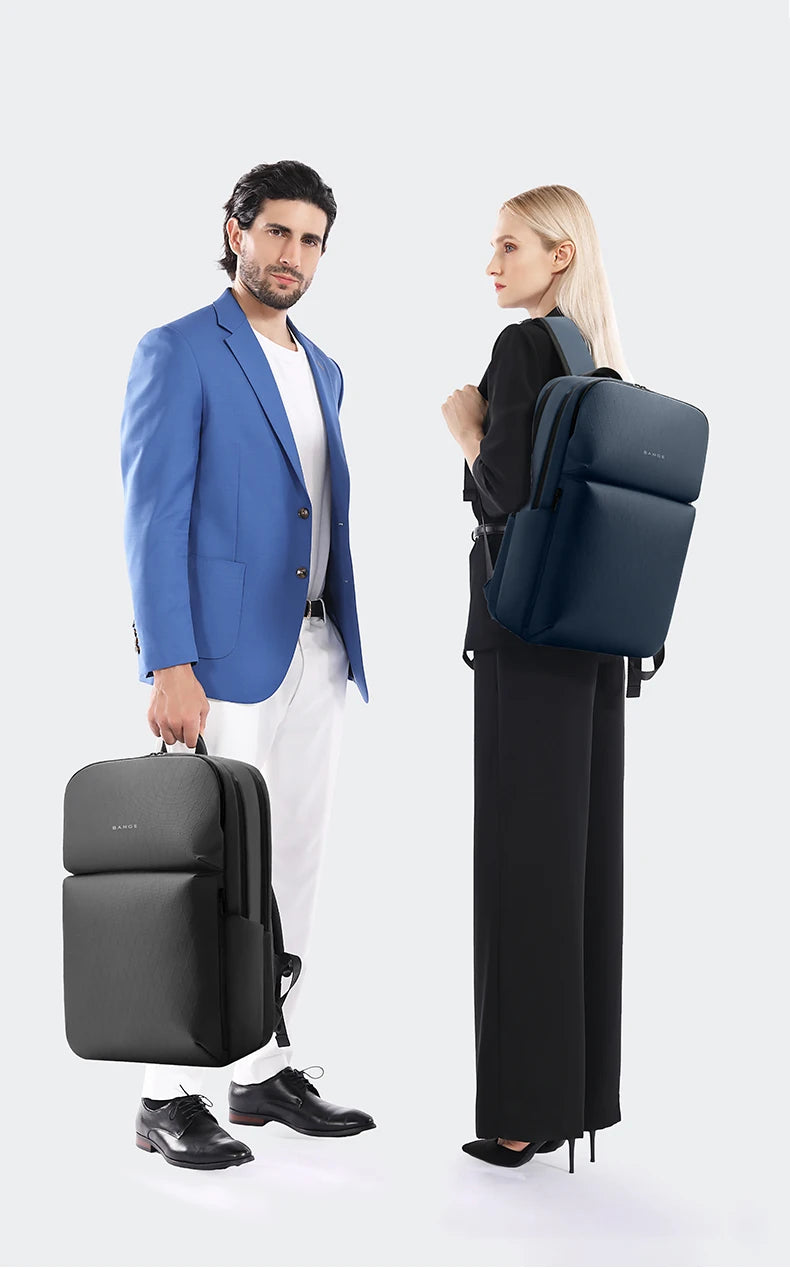 BANGE Simple Design Large Capacity Laptop Backpack Water Resistant Computer Backpack Fits 16 Inch Laptop Back Pack Bag for Male