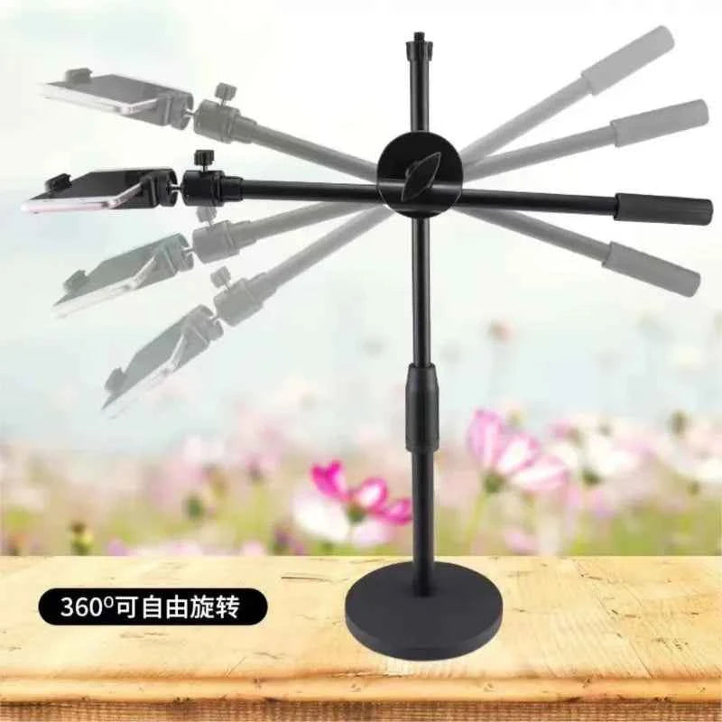 Mobile Phone Head Up Shooting Stand Desktop Live Overhead Painting Calligraphy Photography Artifact 360 Degrees Rotation