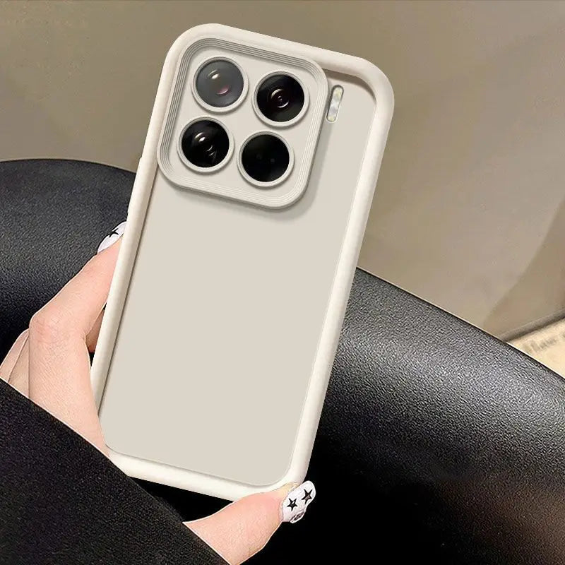 Shockproof TPU Case for Xiaomi 15T Pro/15T 5G with Camera Lens Protection Soft Silicone Black Cover for Mi 15 T Pro Shell
