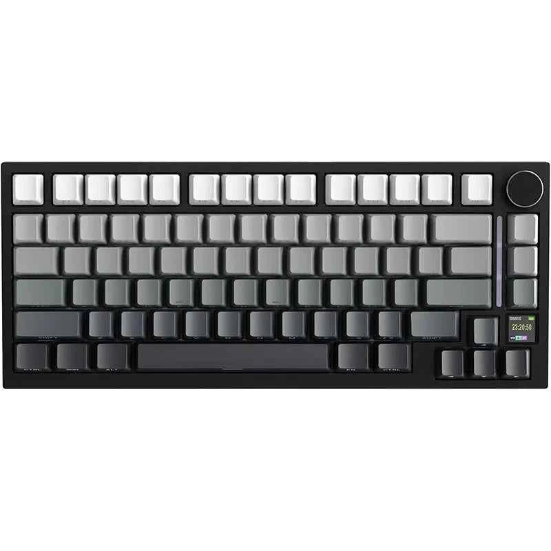 ATTACK SHARK X820 Ultra Wireless Mechanical Keyboard with TFT Smart Display & Knob, Hot Swappable, RGB South Facing LED