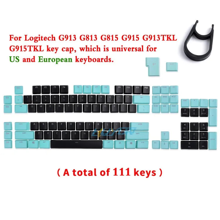 For Logitech G915\G913\G815\G813\TKL87 Gaming Mechanical Keyboard Keycaps Non-slip Textured Replacement Cap