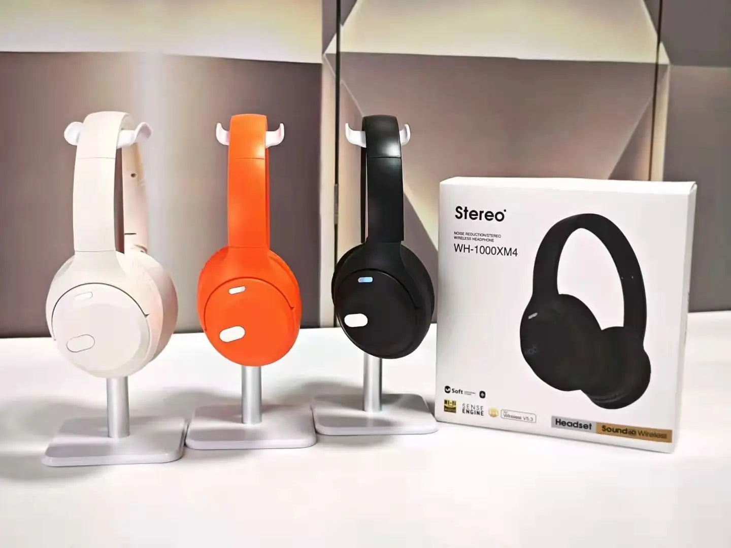 BT5.3 Wireless Headphones with LED Display: Long Battery Life & Multi - Mode Compatibility