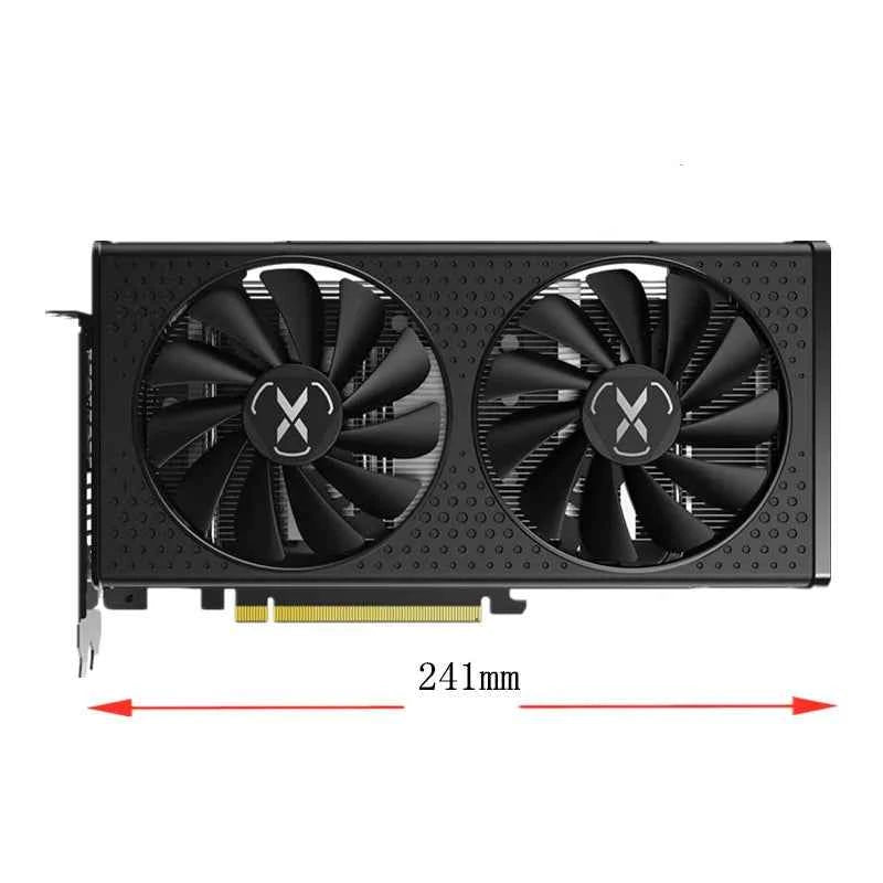 XFX RX 6600 XT 6600XT RX6600 XT 8GB Graphics Card AMD GPU Radeon RX6600XT RX6600 XT GDDR6 Video Cards Desktop PC Computer Game