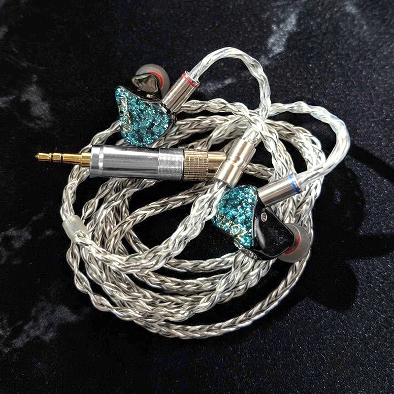 FETOZ 1DD+2BA+2EST Electrostatic Headphones Hybrid 2Pin0.78mm Audiophile In-ear Earphone 3.5mm/4.4mm/typec HiFi Wired Headphones