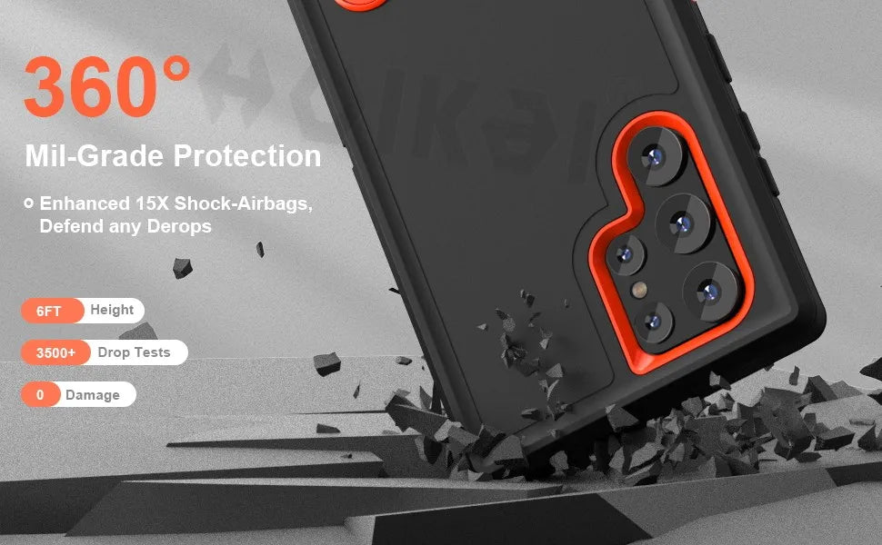 Case For Samsung Galaxy S26 Ultra S25 Edge S24 S23 S22 Heavy Anti-Scratch Rugged Protective Kickstand Full Body Shockproof Cover