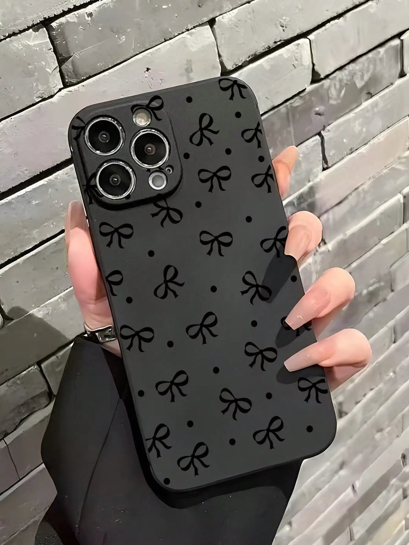 Cartoon Teeth Pattern All-Inclusive Mobile Phone Case With Built-In Lens Film Hard Shell Simple Creative Mirror Mobile Phone Case Suitable For IPhone 16/15/14/13/12/20 Pro Max Plus Anti-Fall Mobile Phone Case,Suitable For IPh