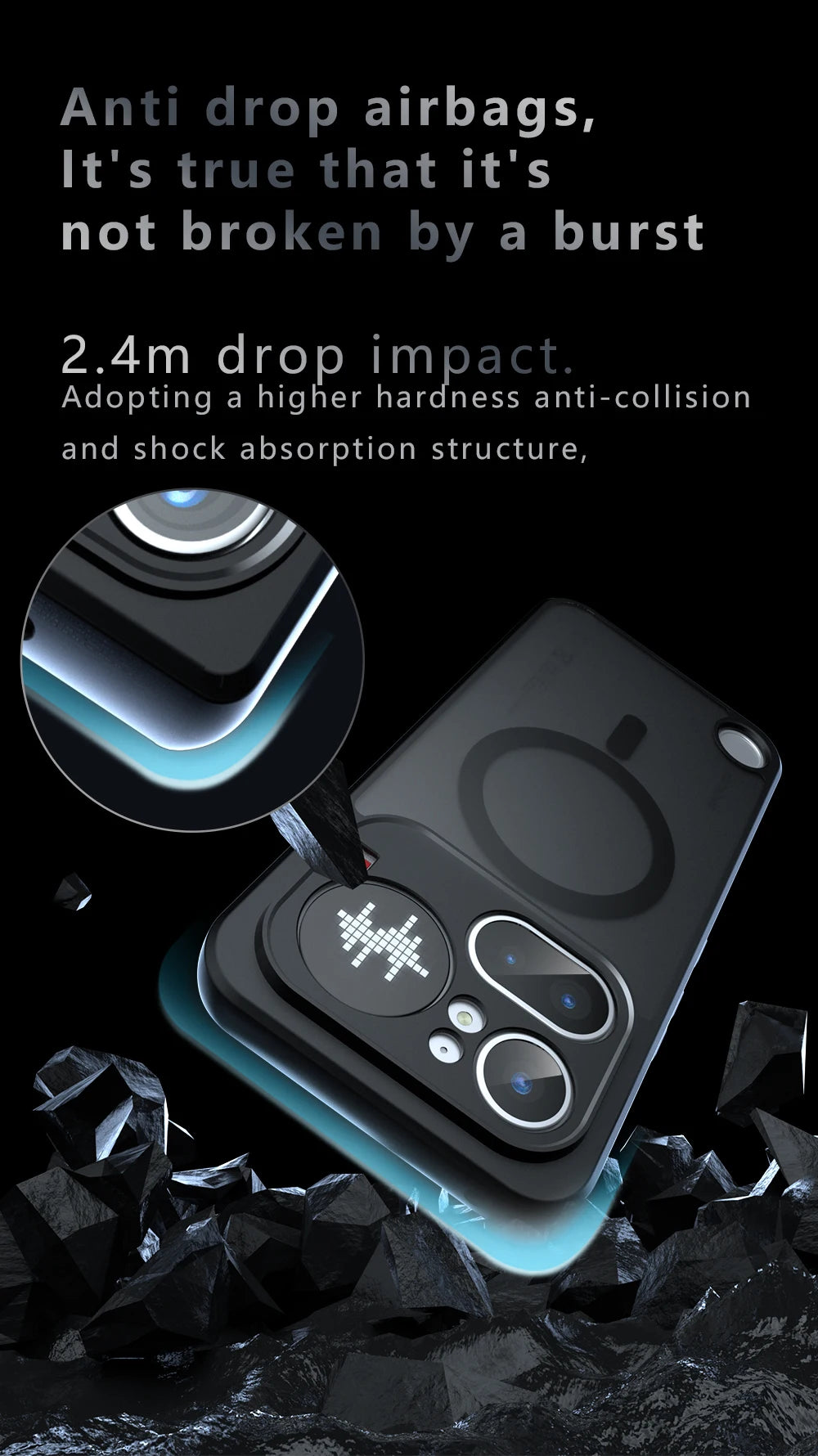 For Magsafe Magnetic Wireless Charging Case For Nothing Phone 4A Pro NothingPhone4A NothingPhone4APro Shockproof Back Coque