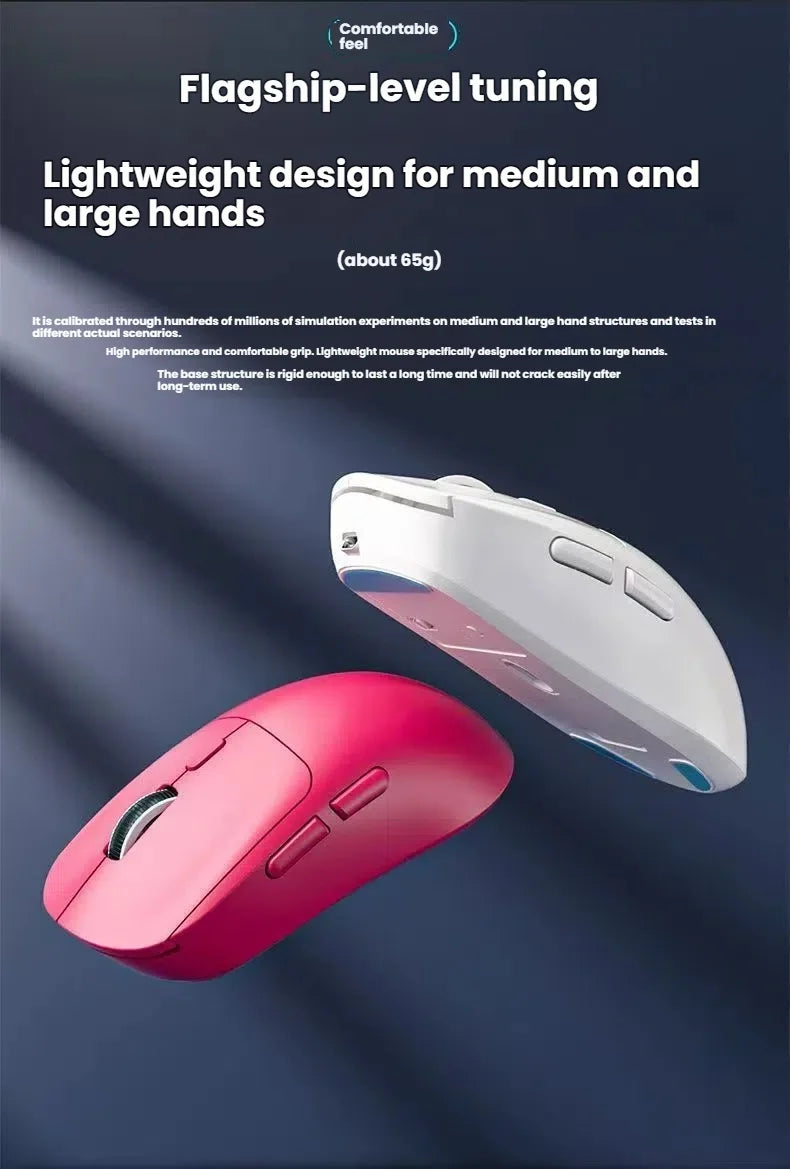 New M348 Wireless Bluetooth Lightweight Esports Game Mouse 6400DPI Mobile Battery Long Battery Life 2.4GHz Wireless Receiver