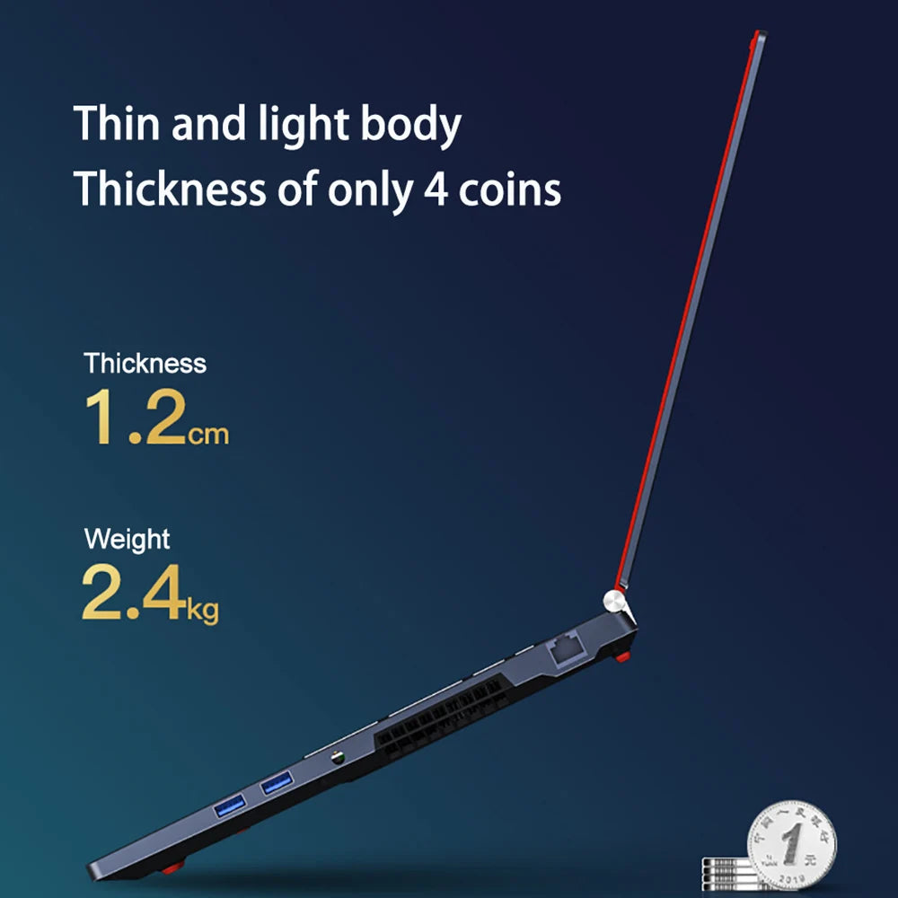 S6 Gaming Laptop 16.1 Inch, 4800mah, Intel Core i9-13900HK, RTX4050 6GB, 32GBB DDR5 Ram, M.2 2TB Storage, 144 Hz - WinSupport Tech