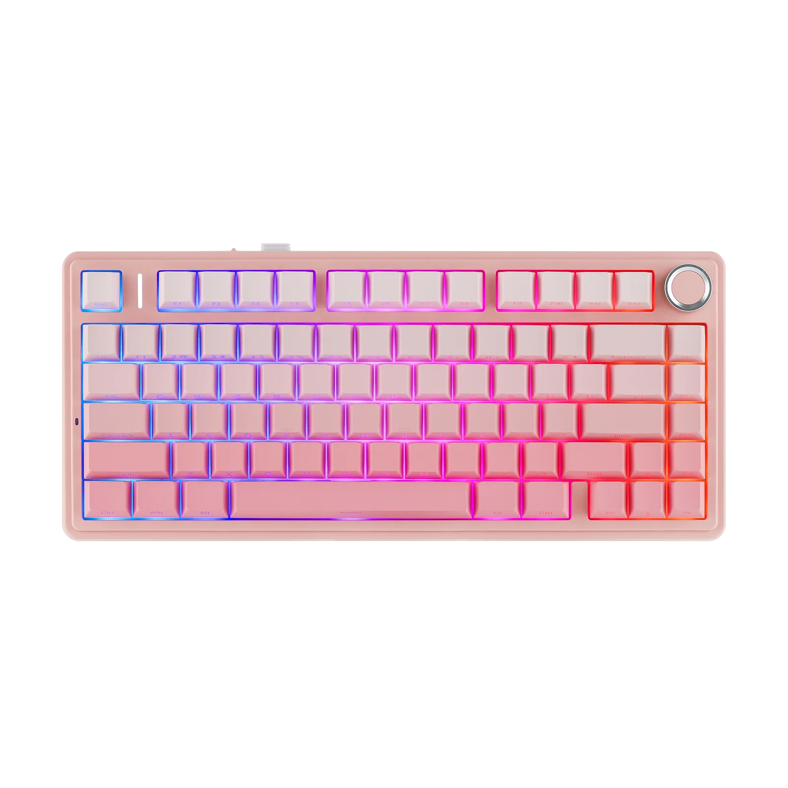 EPOMAKER x AULA F75 75% ANSI Layout Hot-Swap Wired/Bluetooth/2.4GHz Wireless Mechanical Keyboard With Multimedia Control Knob