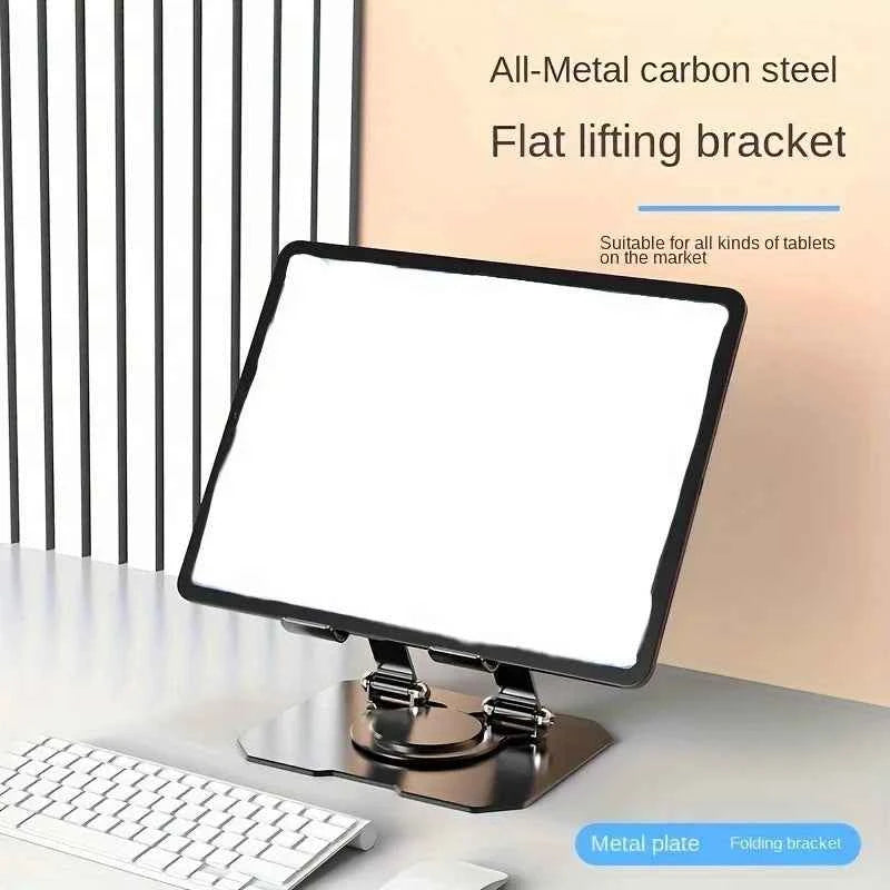 360° Rotatable Tablet Stand Adjustable Foldable Desktop Stand Holder Compatible For 4.7-12 Inch Ipad Pro/Air/Min Laptop Tablet