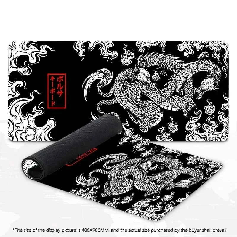 Japanese Dragon  Gaming Mousepad Speed Desk Mat Anime Theme Keyboard Gamer Mouse Pad for Esports