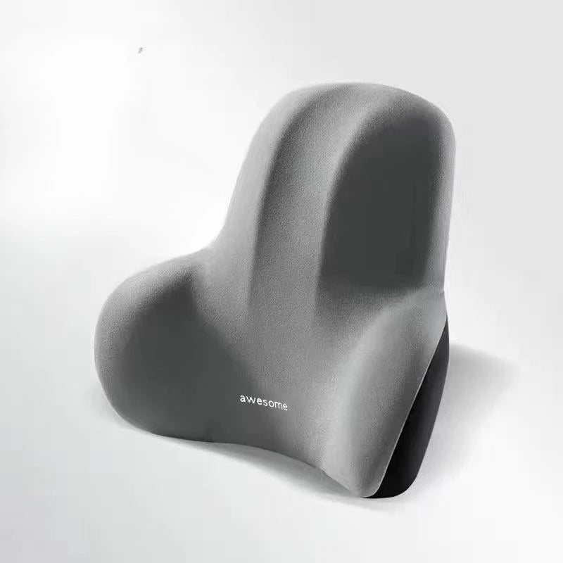 1pc Memory Foam Office Chair Cushion with Lumbar Support,for Back Pain,Washable Cover,Computer Desk Chair Pain System