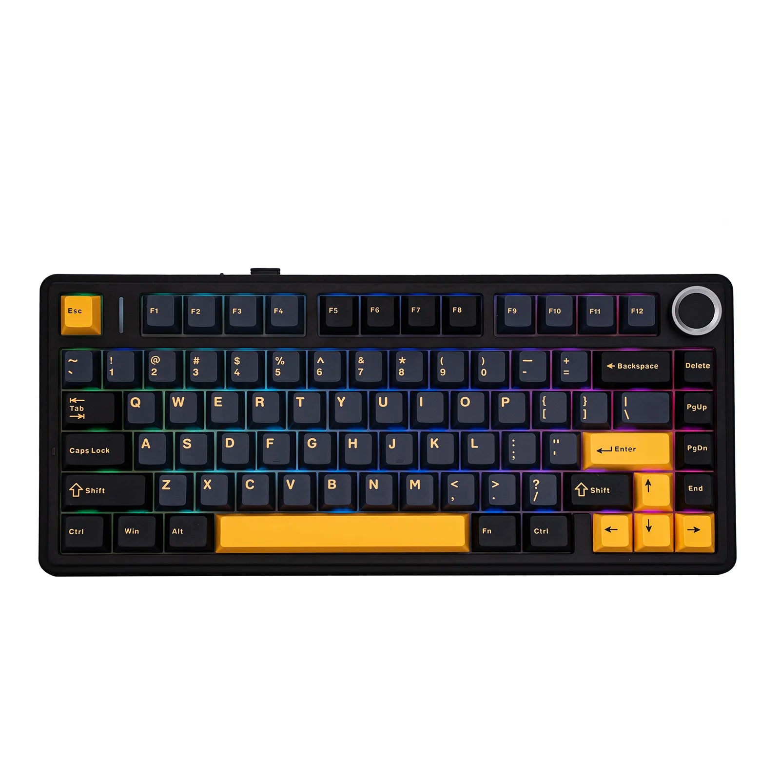EPOMAKER x AULA F75 75% ANSI Layout Hot-Swap Wired/Bluetooth/2.4GHz Wireless Mechanical Keyboard With Multimedia Control Knob