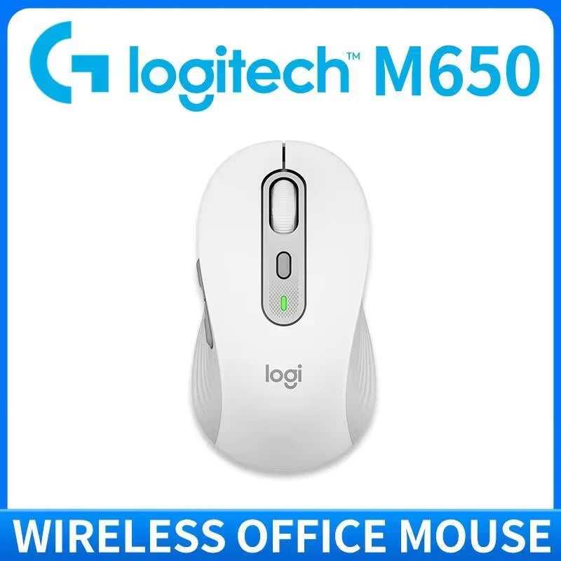 Logitech M750 Wireless Bluetooth Mouse Silent Click Comfort Shape Long Battery Life Multi Device Pairing for Mac Windows iPad