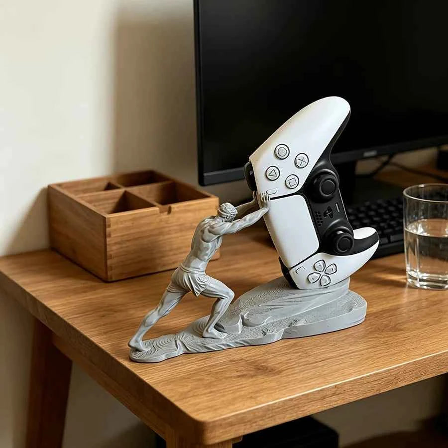 3D Print Universal Controller Stand Holder Portable Handle Holder Desktop Organizer Compact Stylish Rack for Home Office Use